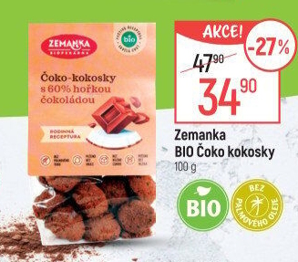 Kokosky Biopekárna Zemanka