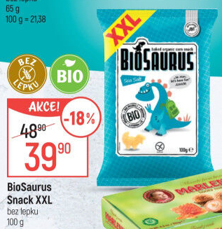 Křupky kukuřičné bez lepku Biosaurus