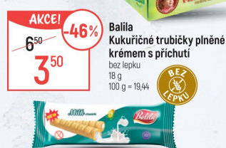 Kukuřičné trubičky bez lepku Balila