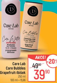 Nápoj Bubbles Care Lab Divas