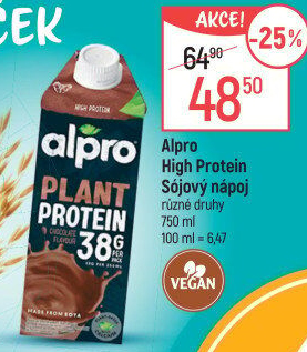 Nápoj sójový Protein Alpro