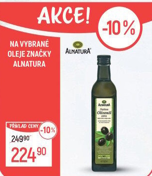 Olivový olej extra panenský bio Alnatura