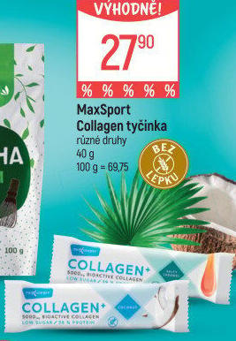 Proteinová tyčinka Collagen Max sport