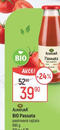 Rajčata pasírovaná Passata bio Alnatura