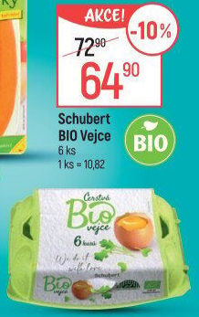 Vejce bio natur Schubert