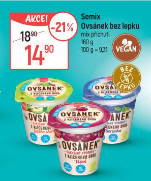 Zakysaný Ovsánek bez lepku Semix