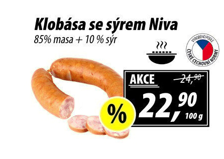 Klobása s nivou