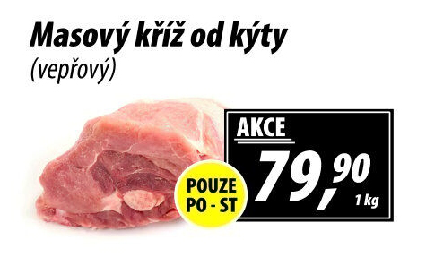 Masový kříž od kýty vepřový