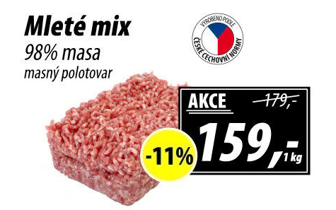 Mleté maso mix