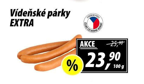 Párky vídeňské extra