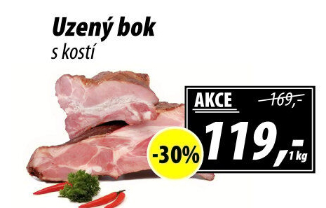 Uzený bok s kostí