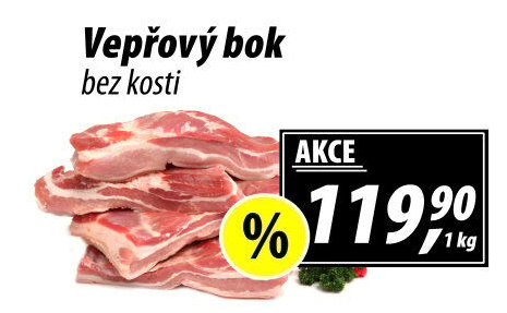 Vepřový bok bez kosti
