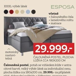 ČALOUNĚNÁ POSTEL