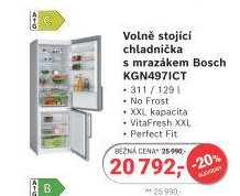 Kombinovaná chladnička Bosch KGN497ICT