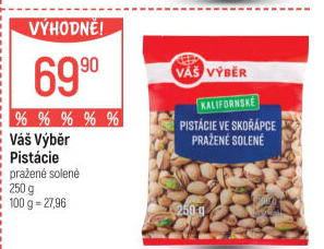 Pistácie pražené Váš Výběr