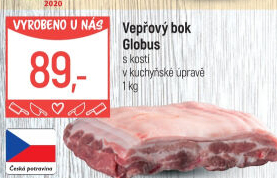 Vepřový bok s kostí Globus
