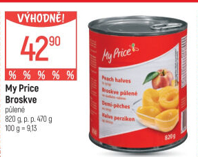 Kompot broskve My Price