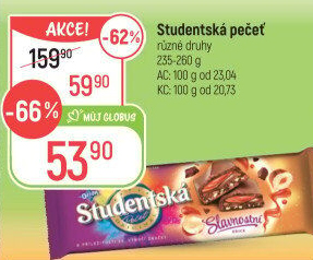 Čokoláda Studentská pečeť Orion