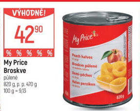 Kompot broskve My Price