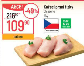 Kuřecí prsní řízky