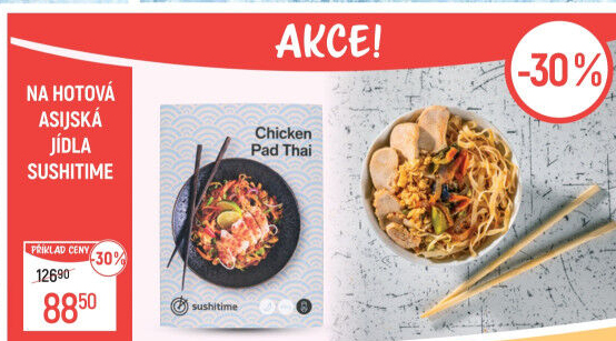 Pad Thai s kuřecím masem Sushtime