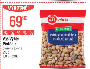 Pistácie pražené Váš Výběr
