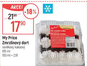 Mražený krém My Price