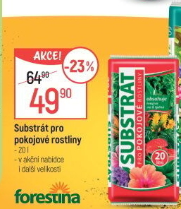 Substrát pro pokojové rostliny Forestina