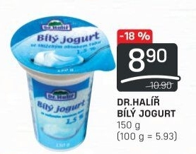 Bílý jogurt Dr.Halíř