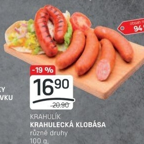 Krahulecká klobása Krahulík