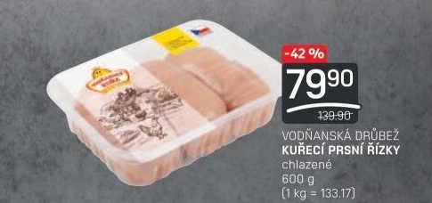 Kuřecí prsní řízky Vodňanské kuře