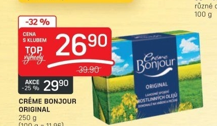 Margarín Créme Bonjour Rama