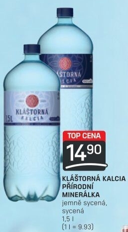 Minerální voda kalcia Kláštorná