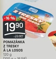 Pomazánka z tresky a la losos Rybex