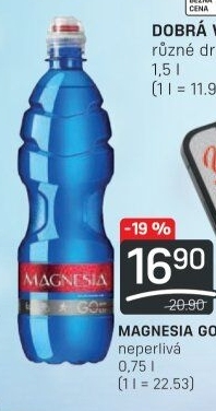 Přírodní voda Go Magnesia