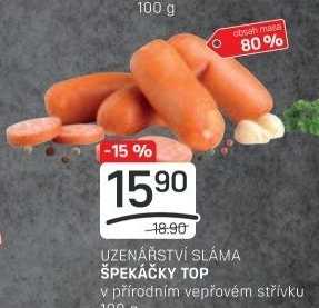 Špekáčky Top Sláma