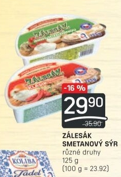 Sýr termizovaný Zálesák