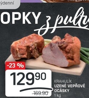 Vepřové ocásky uzené Krahulík