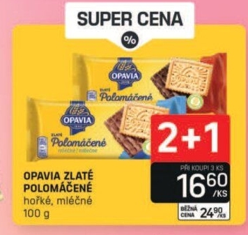 Zlaté polomáčené Opavia