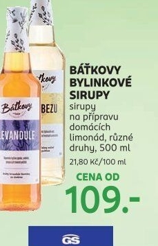 Báťkovy bylinné sirupy