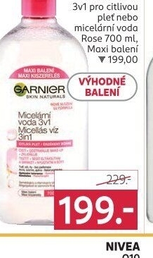 Dvoufázová micelární voda 3v1 Garnier