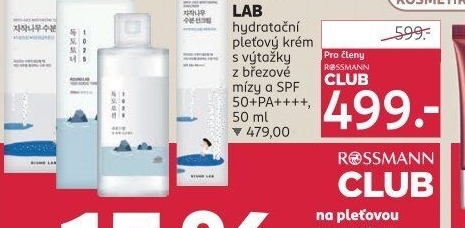 Krém pleťový Round Lab