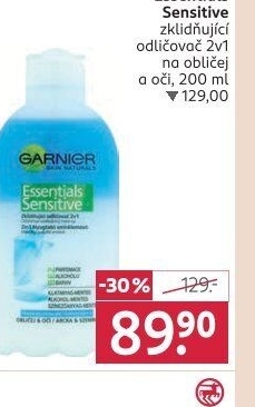 Odličovač 2v1 Essentials Garnier