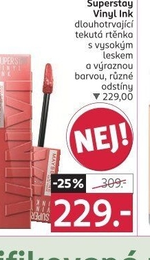 Rtěnka Super Stay Vinil Ink Maybelline