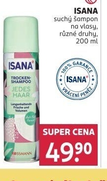 Suchý šampon Isana