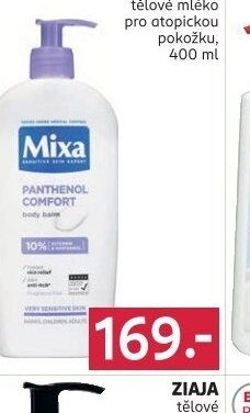 Tělové mléko Mixa