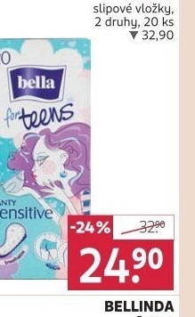 Vložky dámské slipové Bella