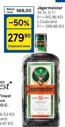 Bylinný likér Jägermeister