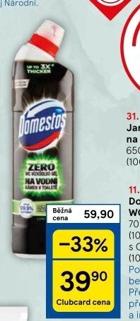 Čistič WC gelový Domestos