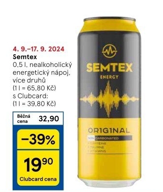 Energetický nápoj Semtex